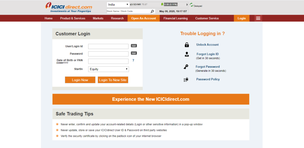 ICICI Direct Login Complete Login Information Pro s Guide 