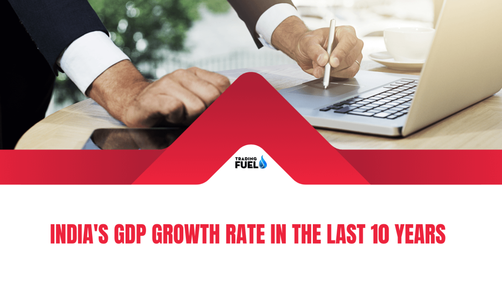 India's GDP growth rate in the last 10 years